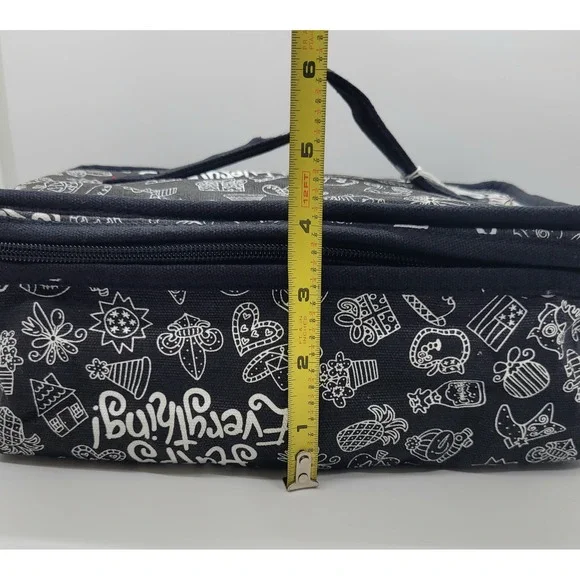 Coton Colors Happy Everything Mini Attachment Storage Bag Black and White - Picture 12 of 14